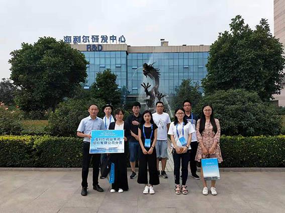 Global Ph.D. Qingdao Training Camp visited the group